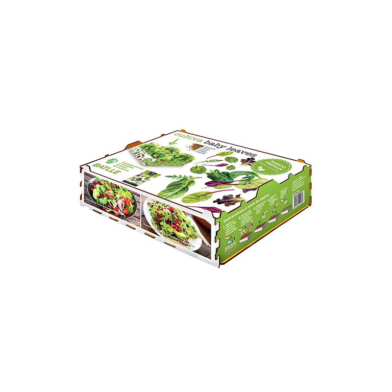 KIT HUERTO PREMIUM BABY LEAVES | Kreo Jardiner&iacute;a