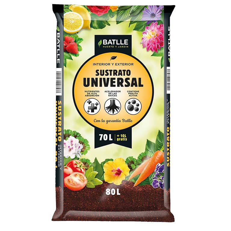 SUSTRATO UNIVERSAL INT. EXT. 70+10 L | Kreo Jardiner&iacute;a